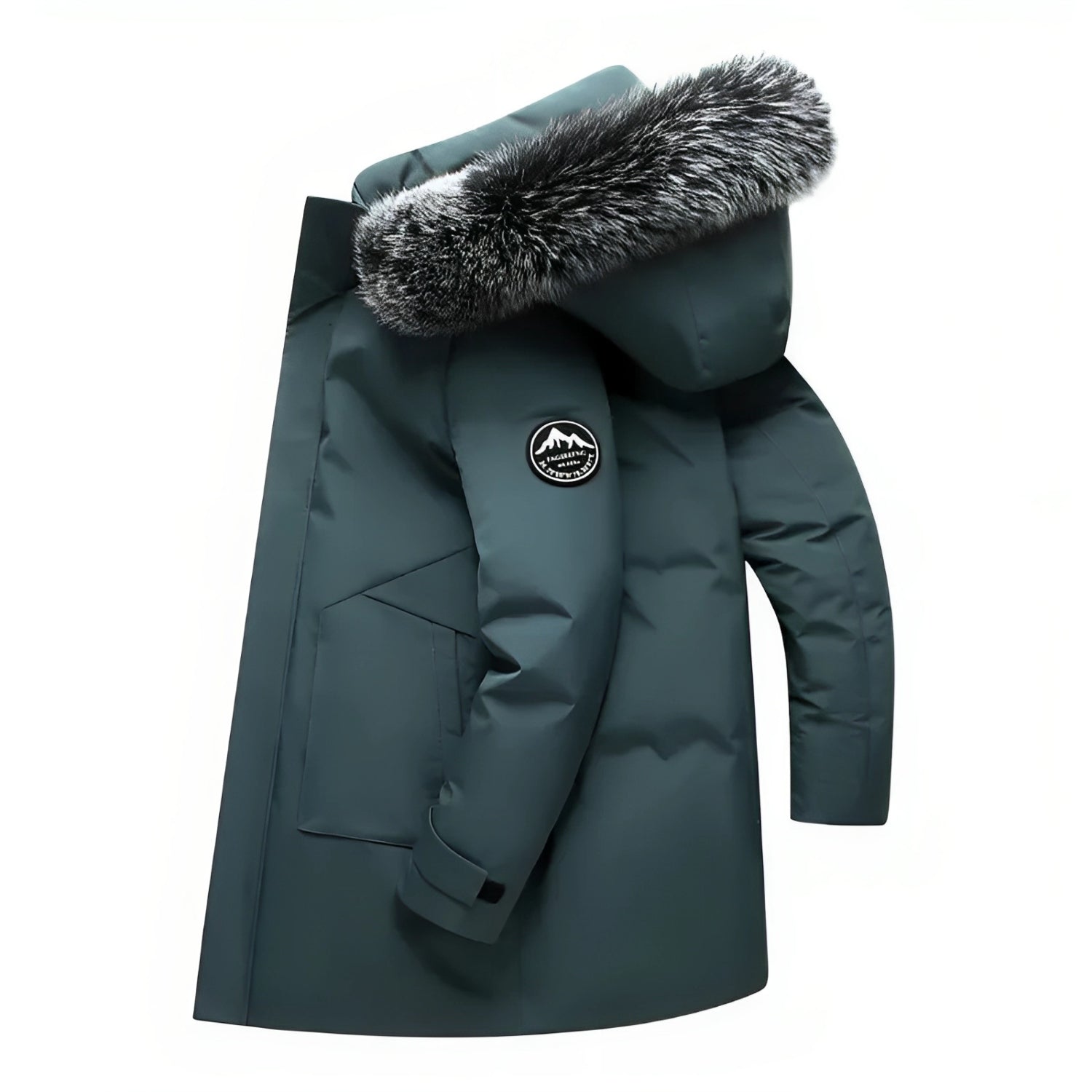 Hooded Longline Parka for Men - Image 3