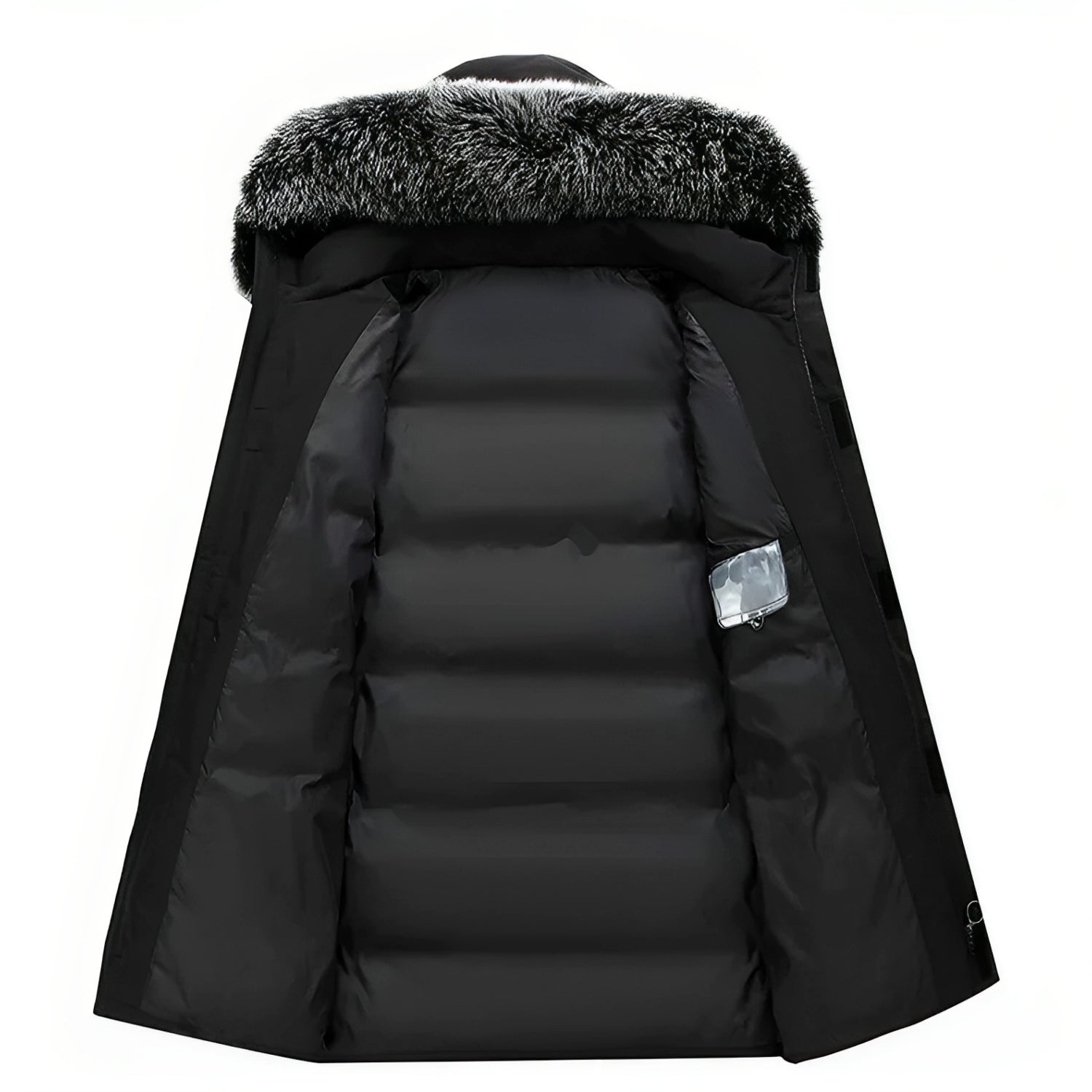 Hooded Longline Parka for Men - Image 6
