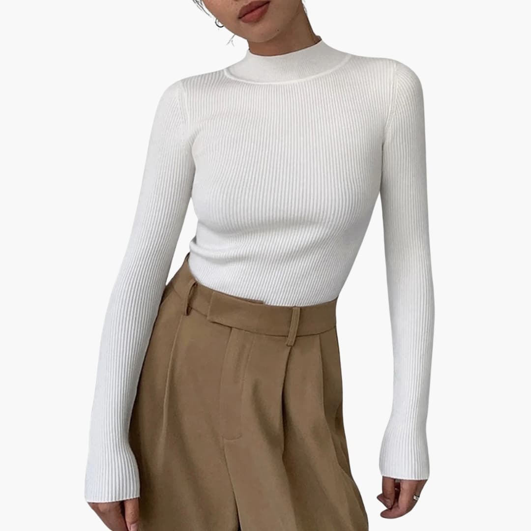Fitted Long Sleeve Top for Women - Image 2