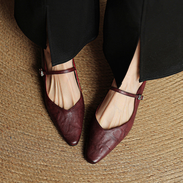 MEELANO Triton | Damemules i ægte læder – Smarte slip-on loafers og raffinerede håndlavede puder