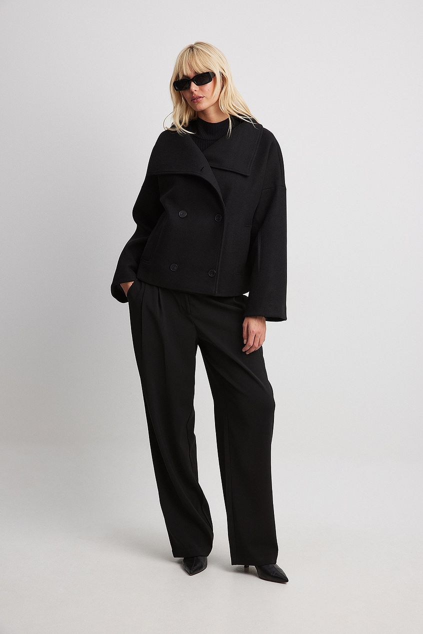 Double Breasted Short Coat for Women - Image 10