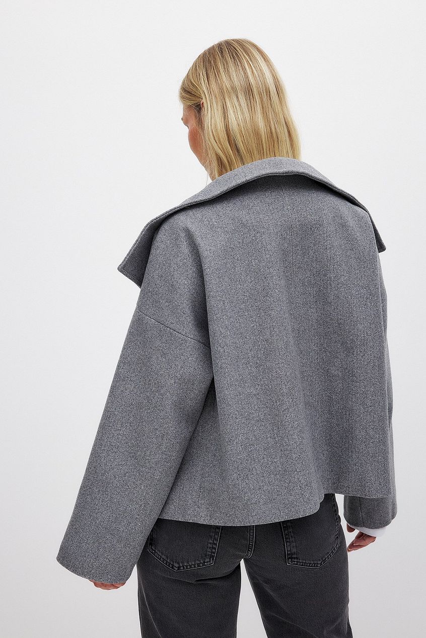 Double Breasted Short Coat for Women - Image 2