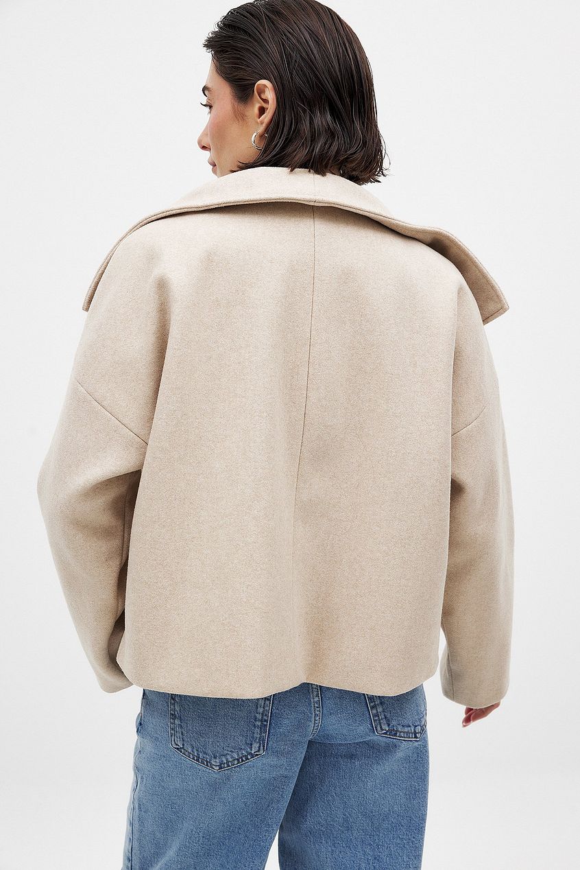 Double Breasted Short Coat for Women - Image 4