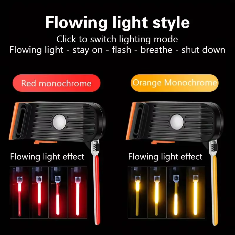 Luz trasera recargable para bicicleta