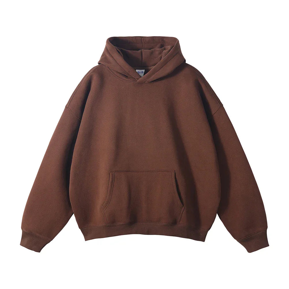 Relaxed Fit Pullover Hoodie for Men - Image 16