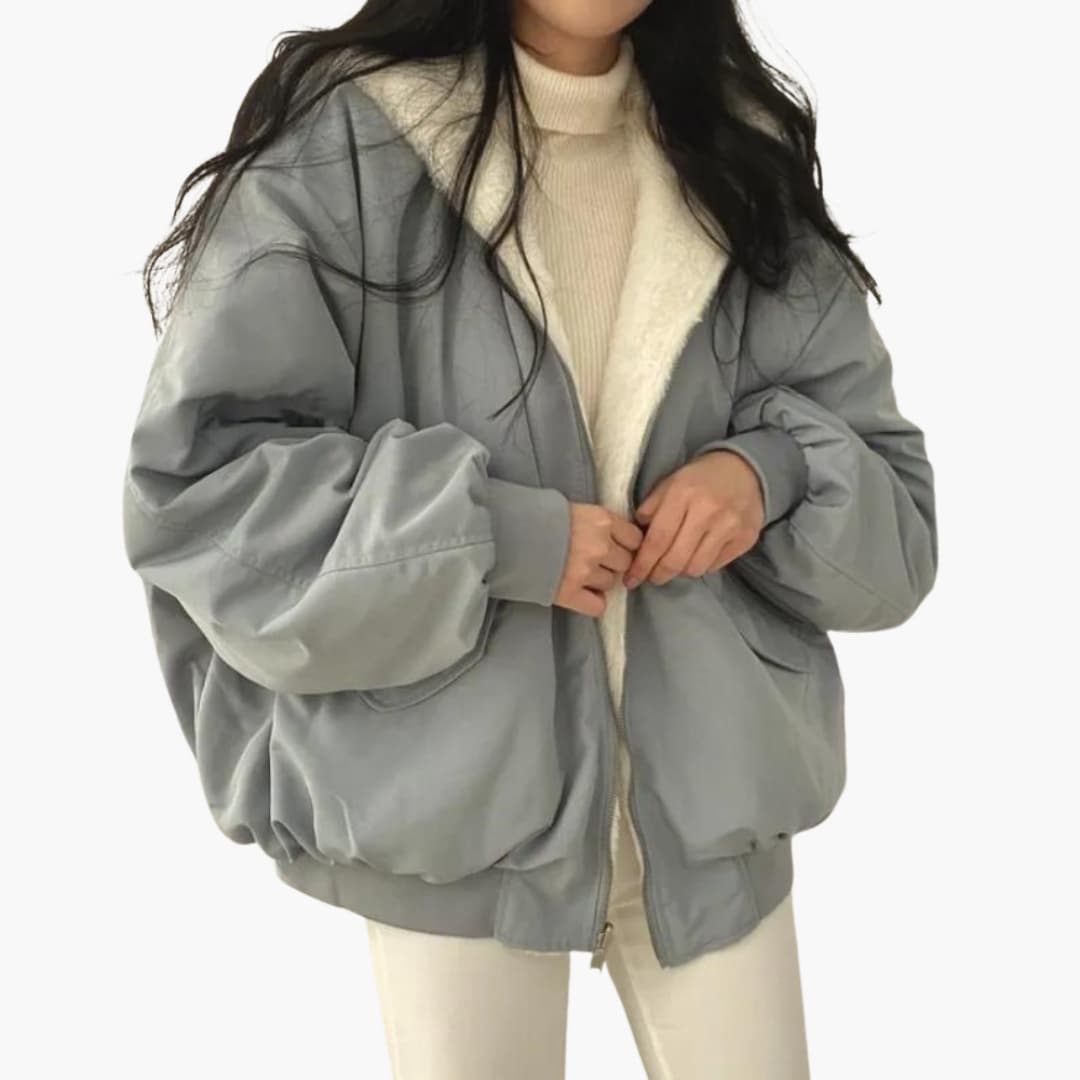Oversized Bomber Jacket for Women - Image 1