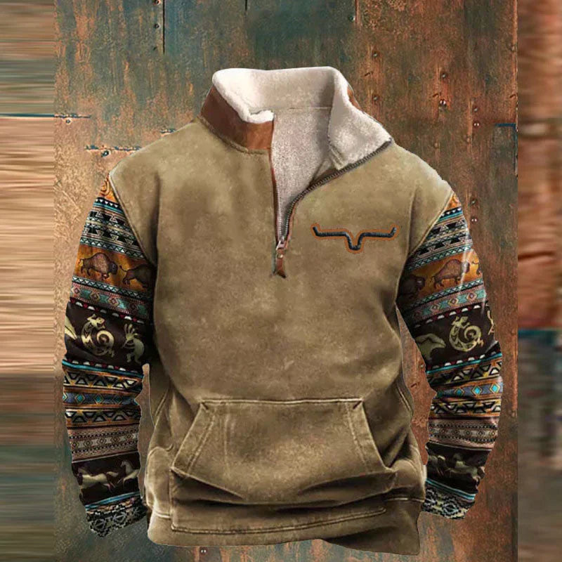 Quarter-Zip Pullover Sweater for Men - Image 3