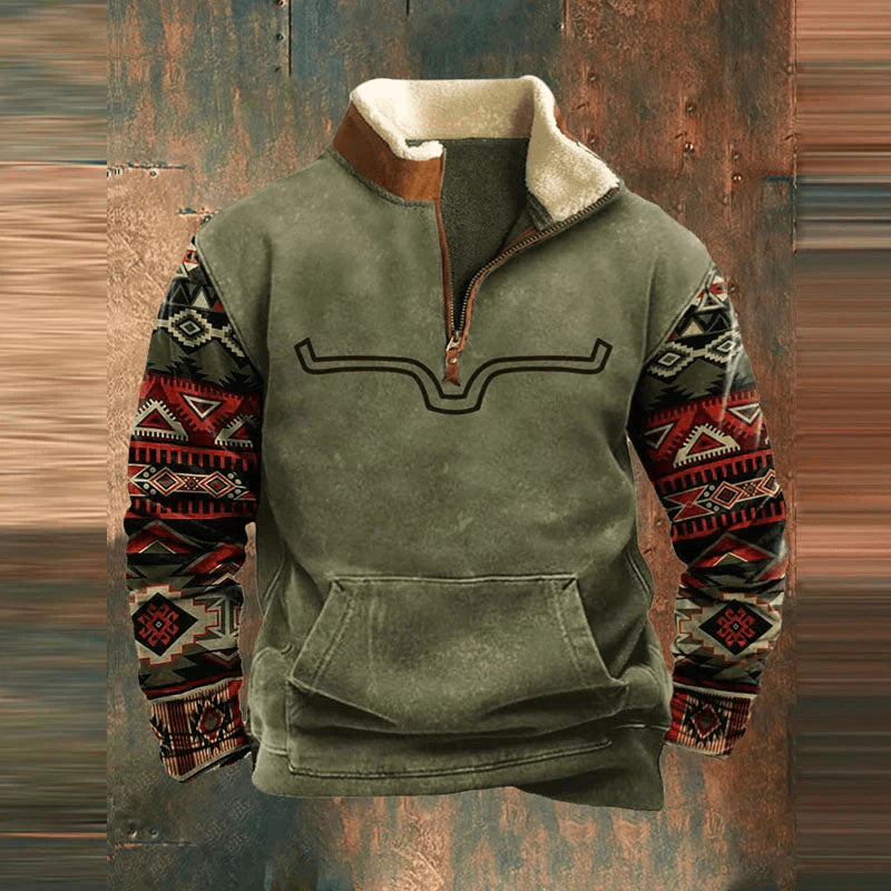 Quarter-Zip Pullover Sweater for Men - Image 1