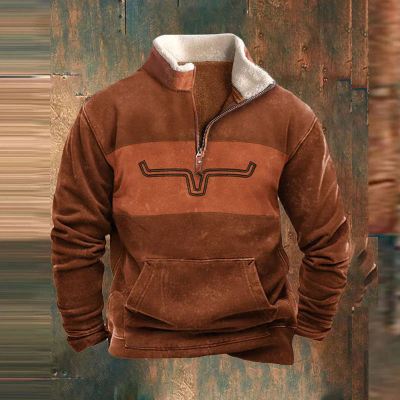 Quarter-Zip Pullover Sweater for Men - Image 2