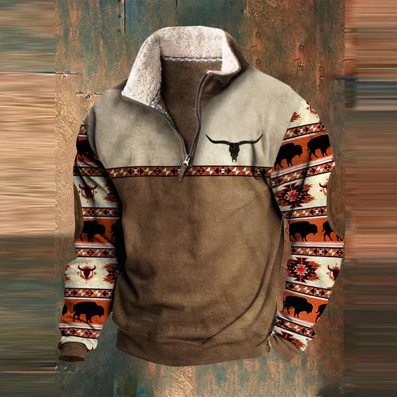 Quarter-Zip Pullover Sweater for Men - Image 5