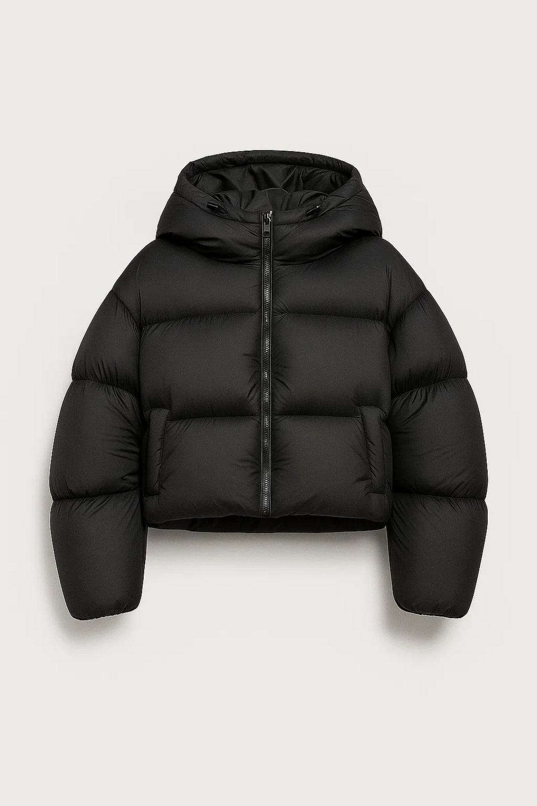 Cropped Puffer Jacket for Women - Image 1