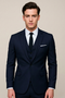Costume trois pièces slim fit pour homme - Ensemble formel pour le travail et les mariages, comprenant une veste, un gilet et un pantalon - Tenue de travail classique