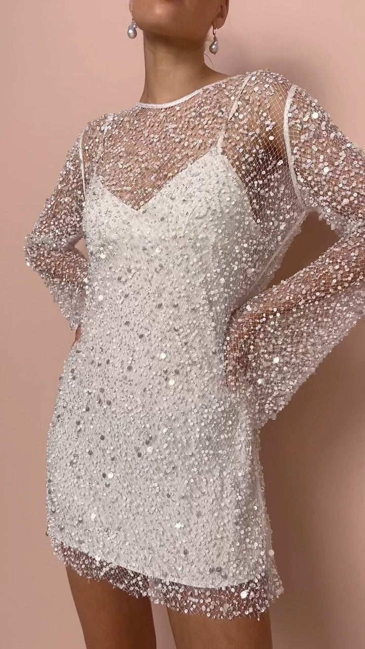 Zita | Flattering and sparkling party dress for women 6