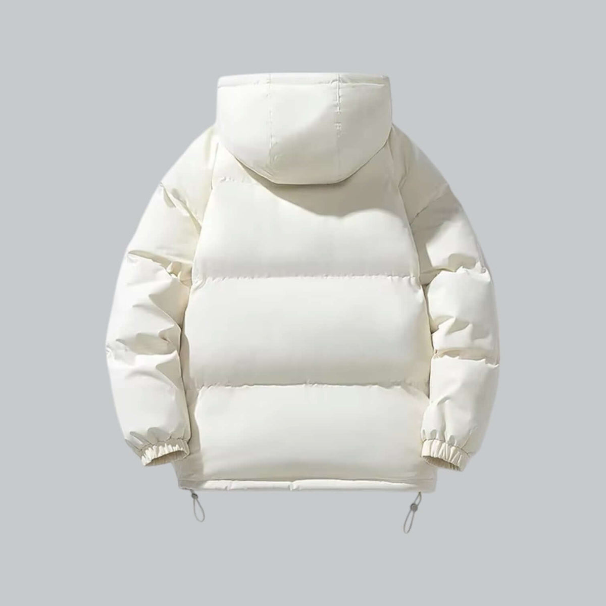 Chaqueta parka de invierno para hombre | Abrigo acolchado con capucha, puños cortavientos y bolsillos seguros para una protección cálida en el día a día