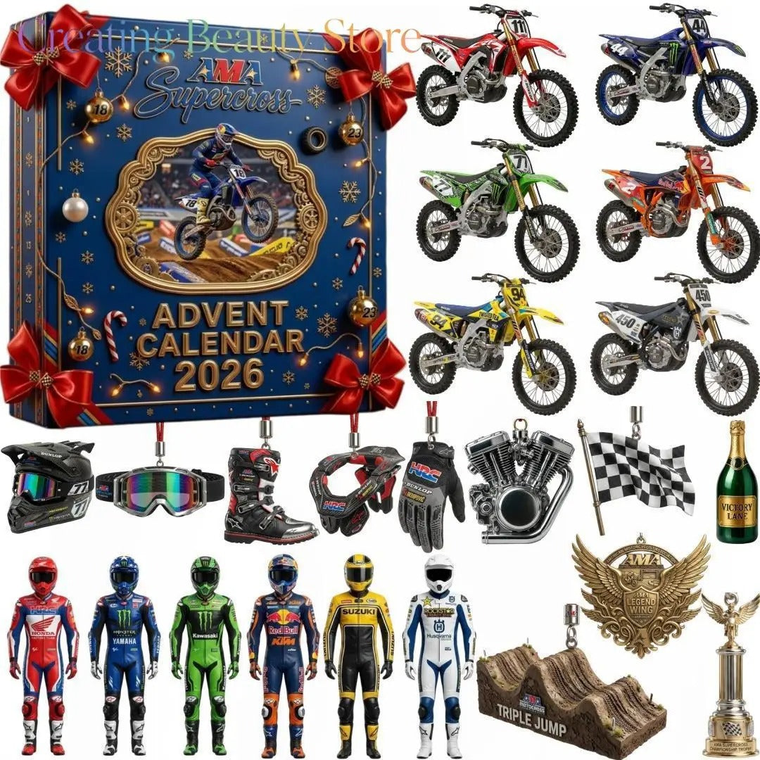 Adventný kalendár pre preteky športových áut 2027 – 24-dňové odpočítavanie s miniatúrnymi odliatkovými autíčkami
