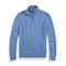 Męski sweter Quarter-Zip Cable Knit Sweater