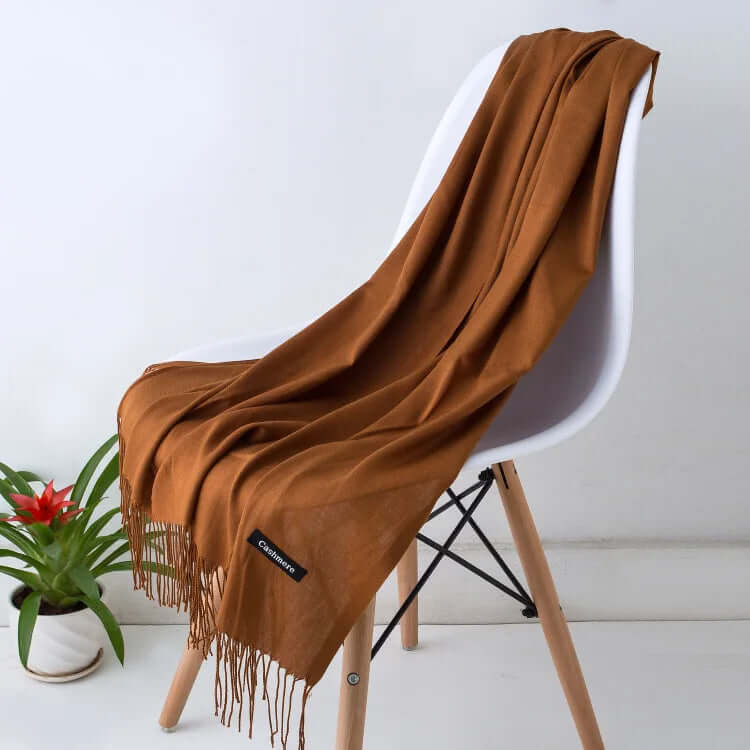 Dámský měkký šátek – lehký šátek na každodenní nošení – velký oversized šátek pro vrstvení – měkký a hřejivý zimní šátek