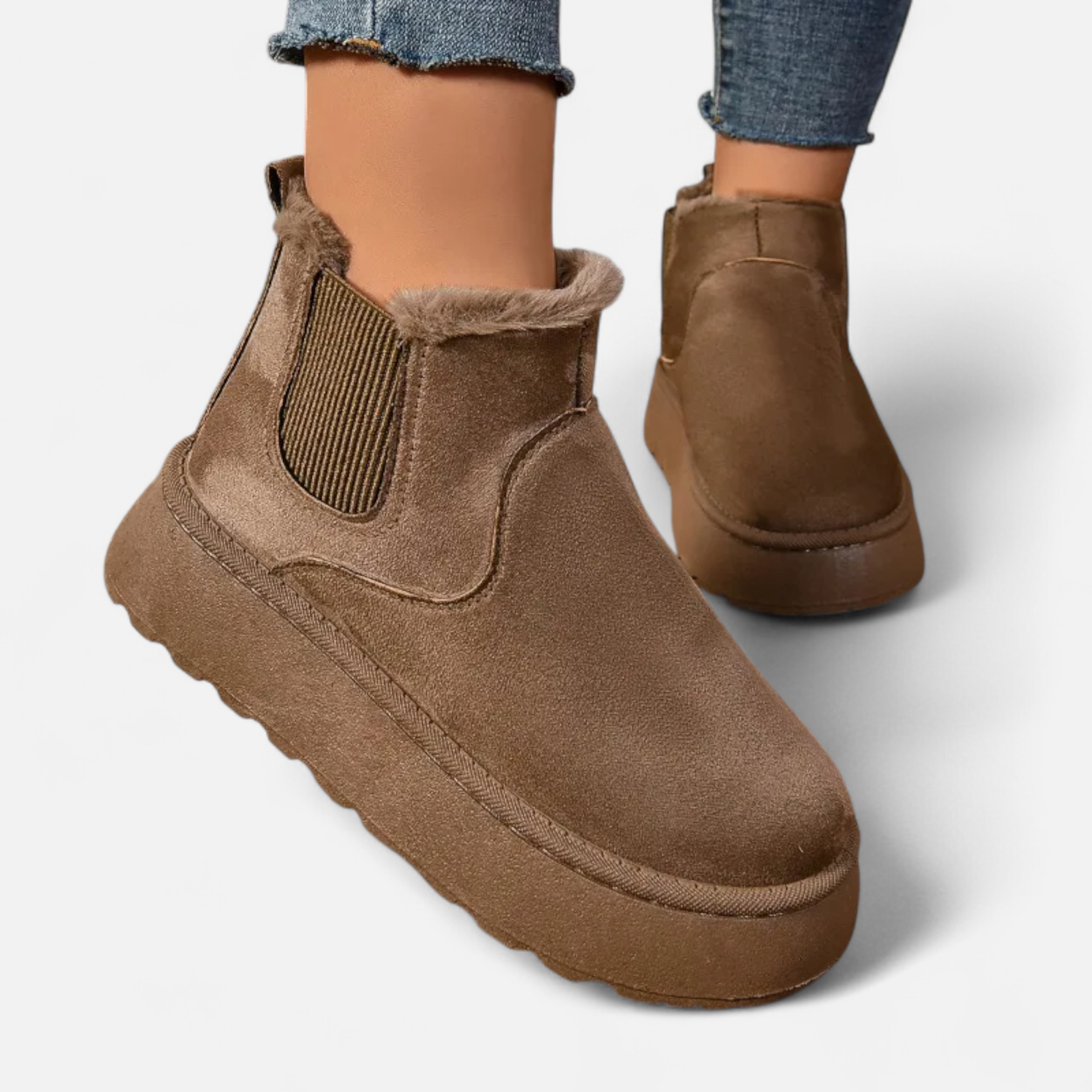 Platform Chelsea Ankle Boots for Women - Image 9