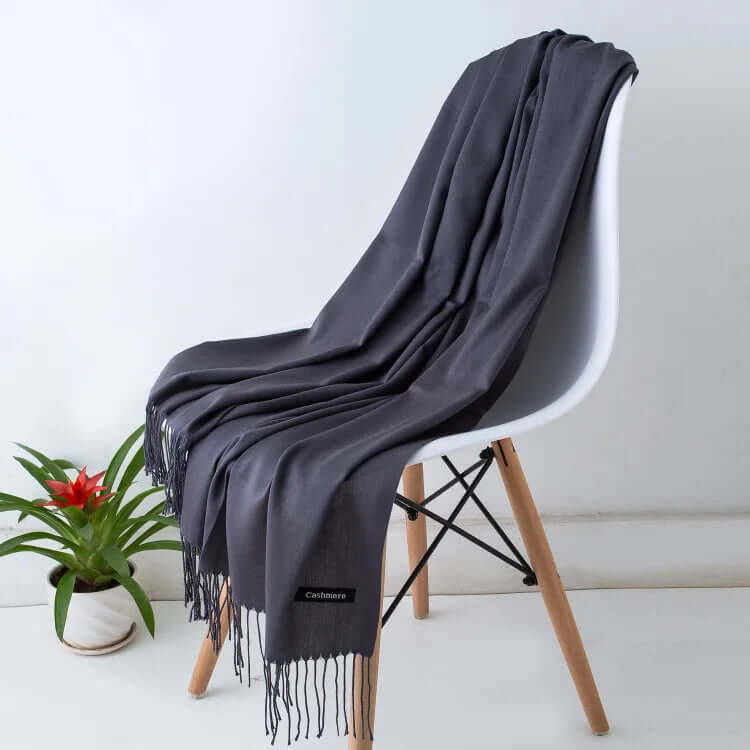 Dámský měkký šátek – lehký šátek na každodenní nošení – velký oversized šátek pro vrstvení – měkký a hřejivý zimní šátek