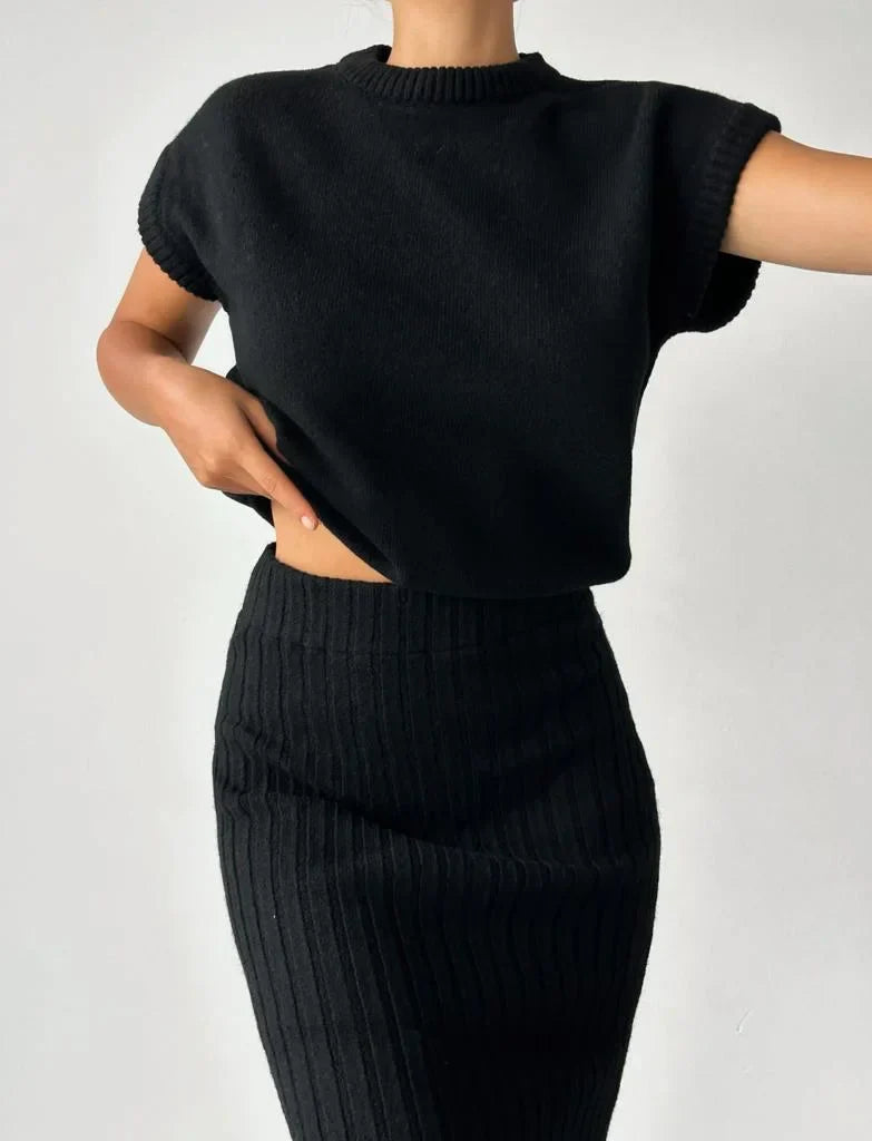 Sleeveless Ribbed Knit Top for Women - Image 8
