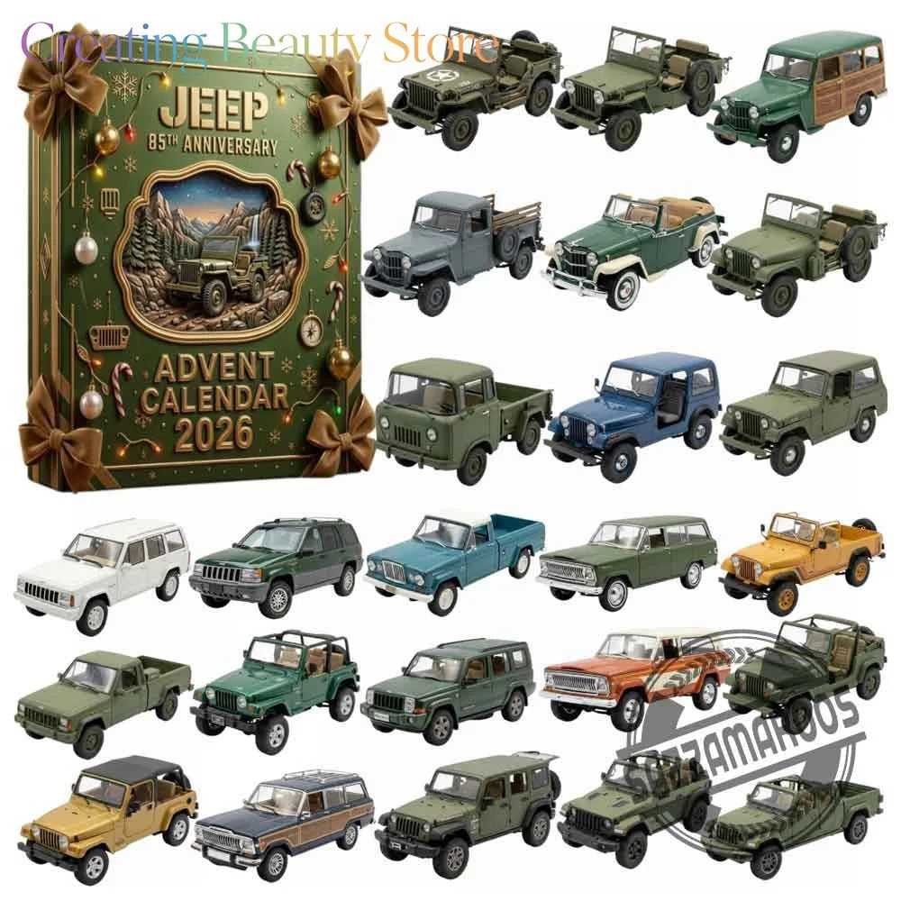 Adventný kalendár pre preteky športových áut 2027 – 24-dňové odpočítavanie s miniatúrnymi odliatkovými autíčkami