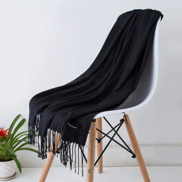 Dámský měkký šátek – lehký šátek na každodenní nošení – velký oversized šátek pro vrstvení – měkký a hřejivý zimní šátek