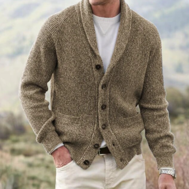 Men's wool Heritage V-Col vest