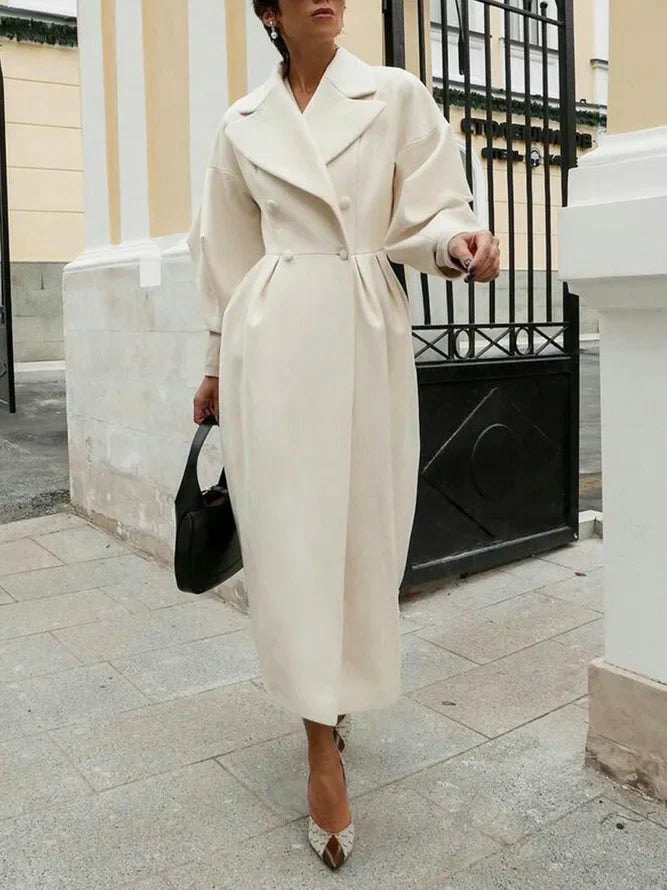 Double-Breasted Maxi Coat for Women - Image 2