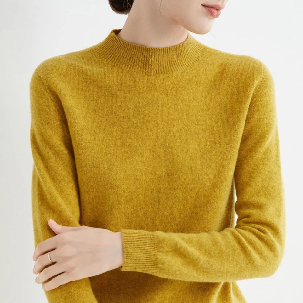 Jersey de punto de cachemira Mujer - Lujoso y suave jersey de invierno