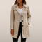 Ladies Trench Coat cu nasturi - Jachetă de sezon intermediar cu guler