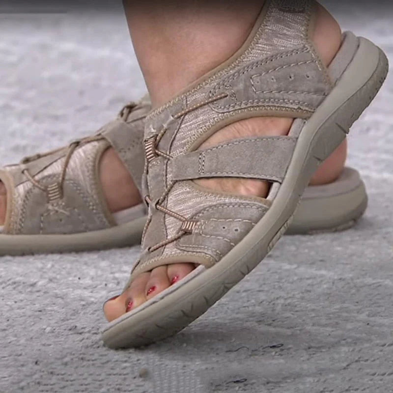 Adjustable Comfort Sandals | Lightweight Walking Sandals with Soft Contoured Sole for Daily Wear and All-Day Support
