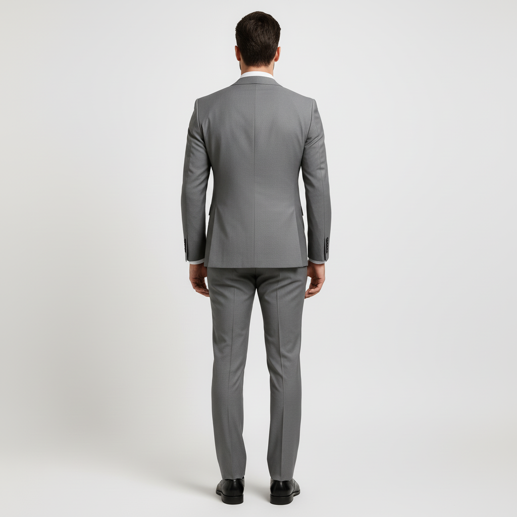 Pánská třídílná sada obleku s sakem, vestou a kalhotami – formální střih slim fit pro svatby, obchodní schůzky a slavnostní příležitosti
