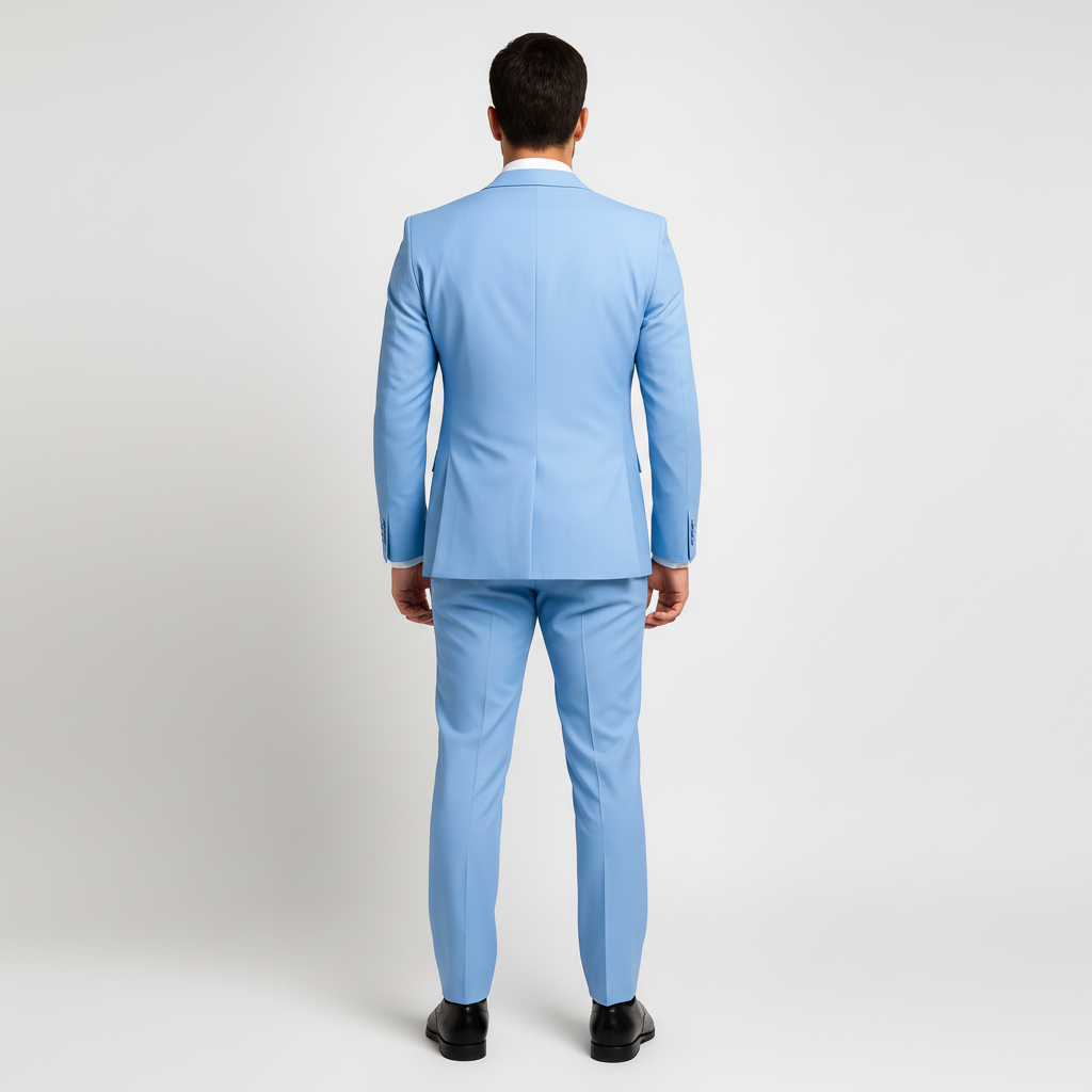 Pánská třídílná sada obleku s sakem, vestou a kalhotami – formální střih slim fit pro svatby, obchodní schůzky a slavnostní příležitosti