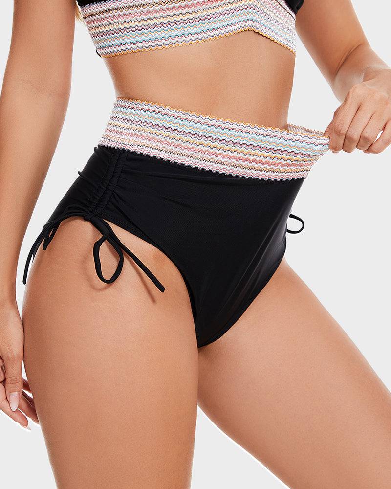Conjunto de bikini para mujer | Cintura tejida