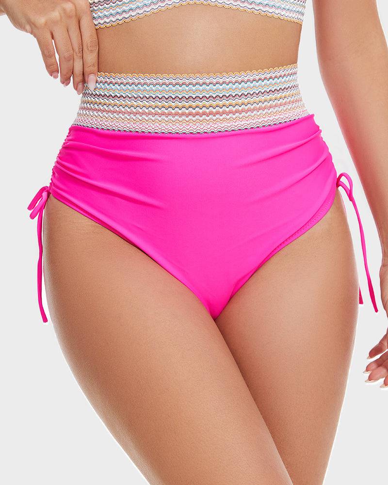 Conjunto de bikini para mujer | Cintura tejida