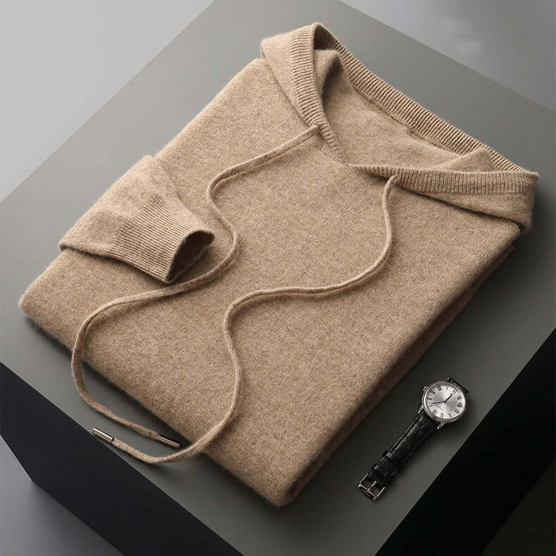 Long Sleeve Knit Hoodie for Men - Image 6