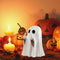 Vtipná halloweenská figurka ducha s prostředníčkem