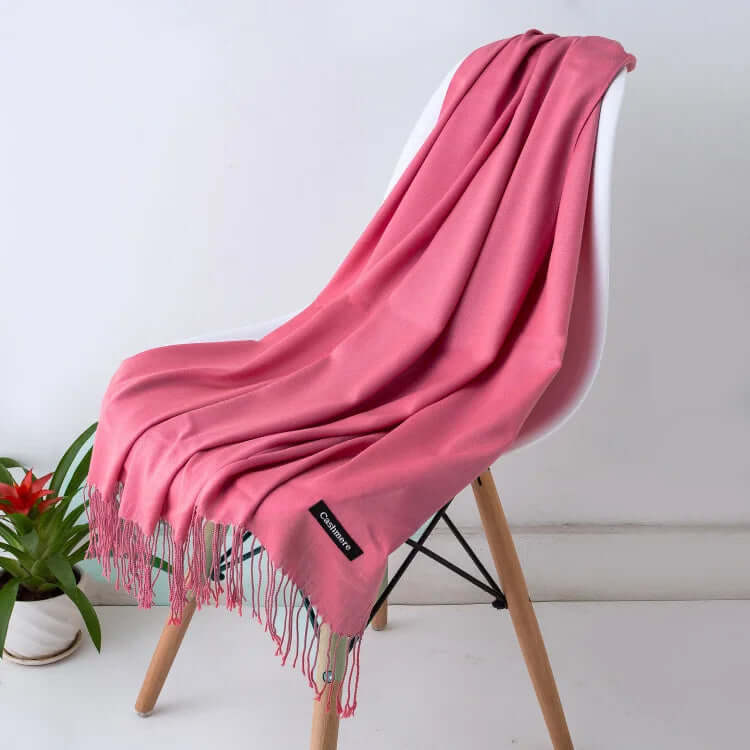 Dámský měkký šátek – lehký šátek na každodenní nošení – velký oversized šátek pro vrstvení – měkký a hřejivý zimní šátek