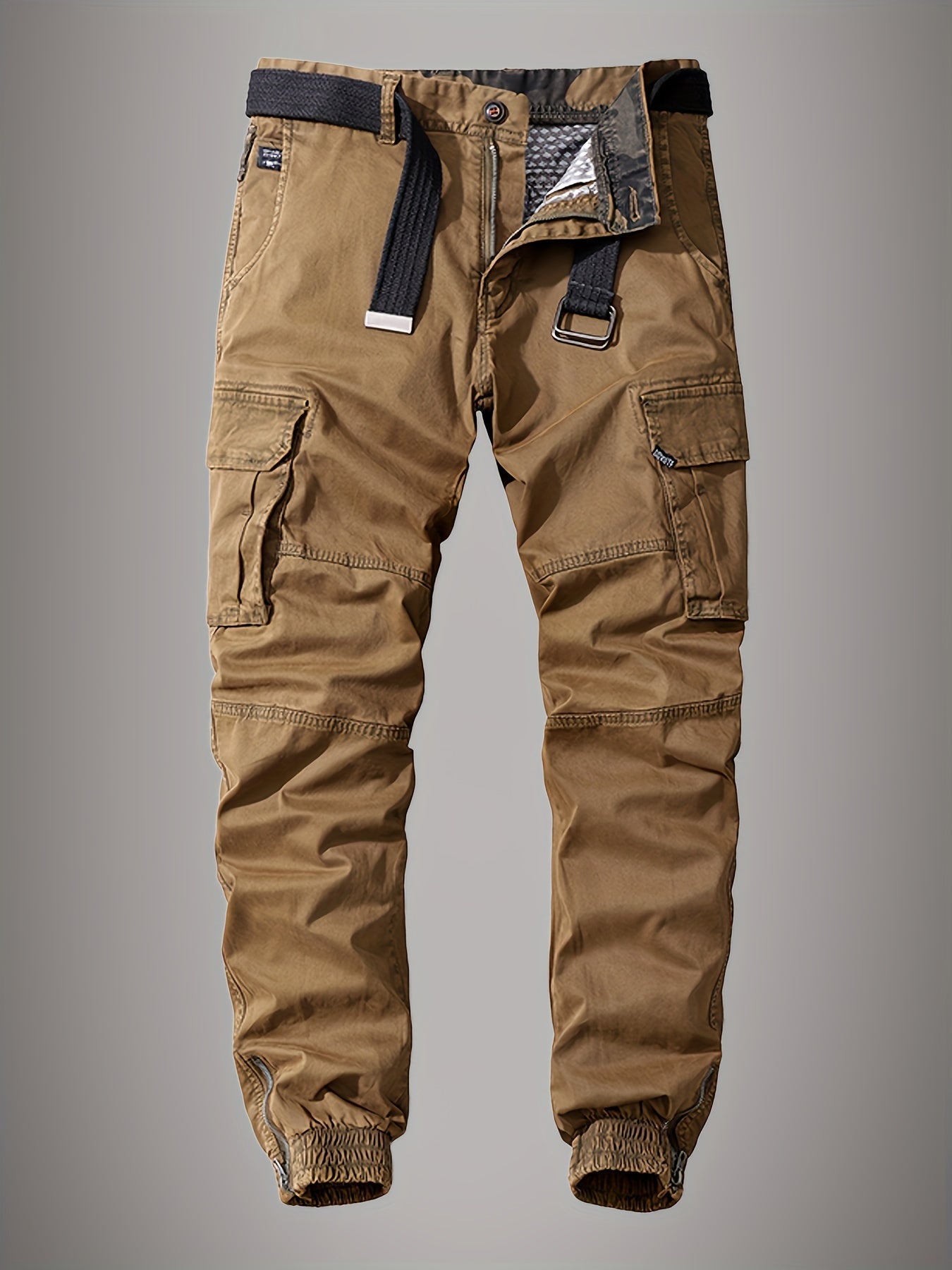 Joggers Cargo Premium da uomo - Design ricamato con tasche multiple