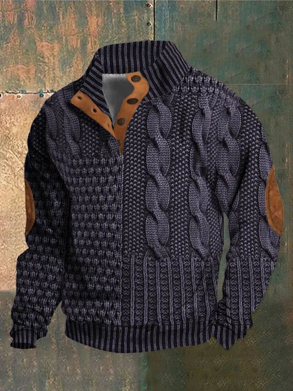 Maglione raffinato con stampa Essential | Comfort senza pari