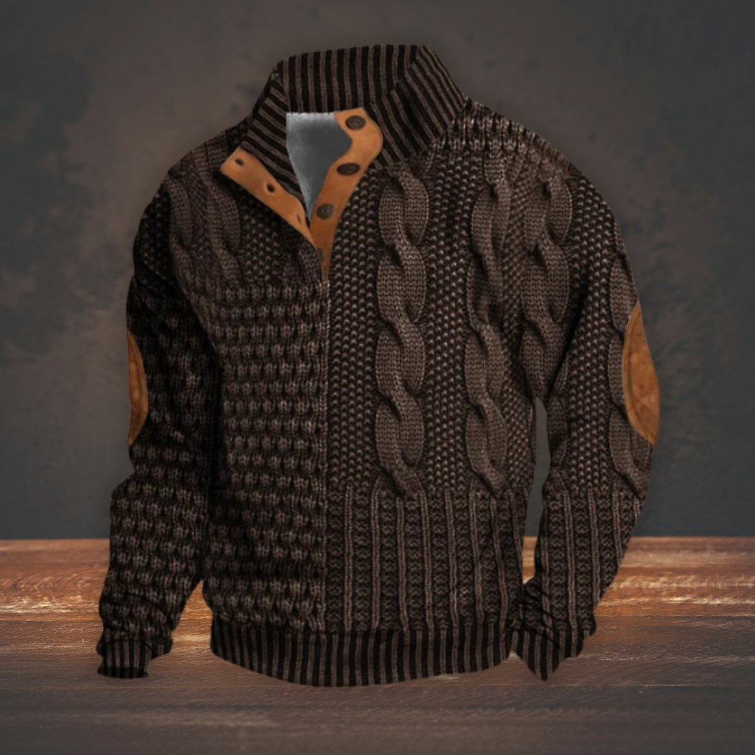 Maglione raffinato con stampa Essential | Comfort senza pari