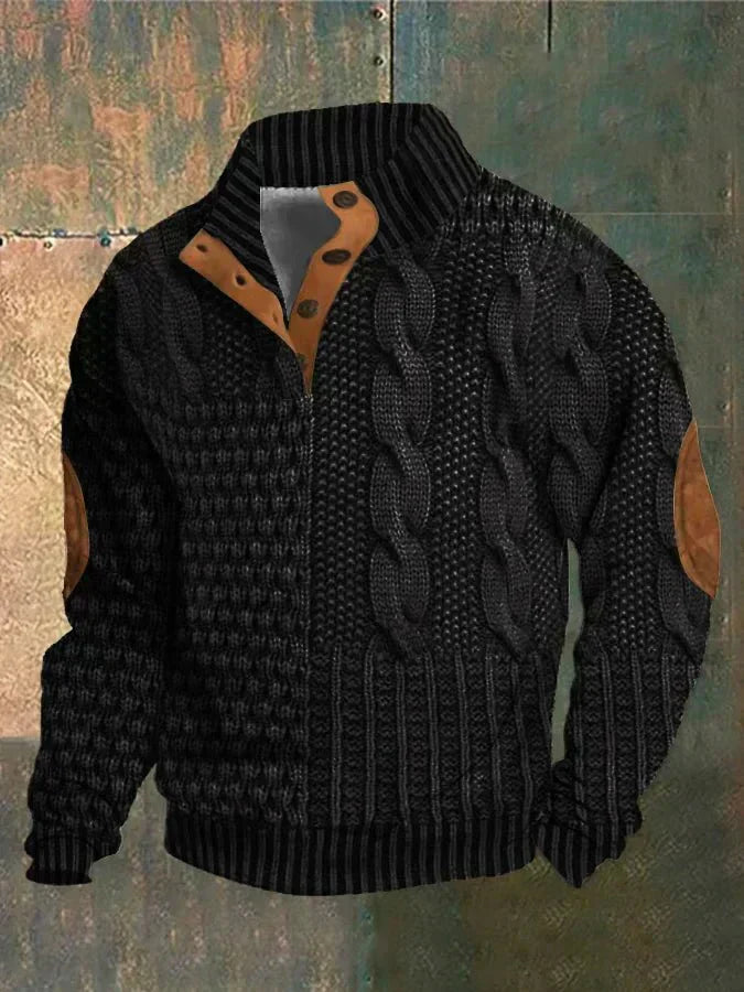 Maglione raffinato con stampa Essential | Comfort senza pari