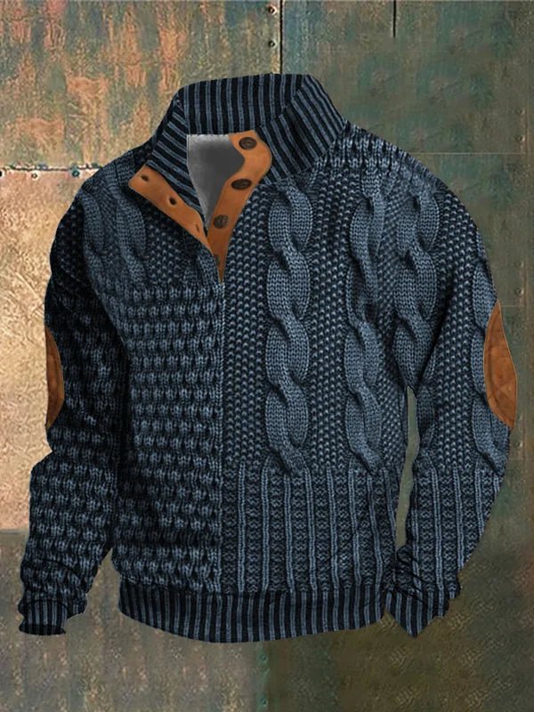 Maglione raffinato con stampa Essential | Comfort senza pari