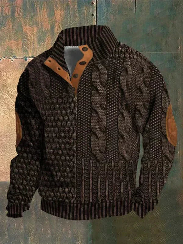Refined Essential Printed Sweater | Unsurpassed Comfort