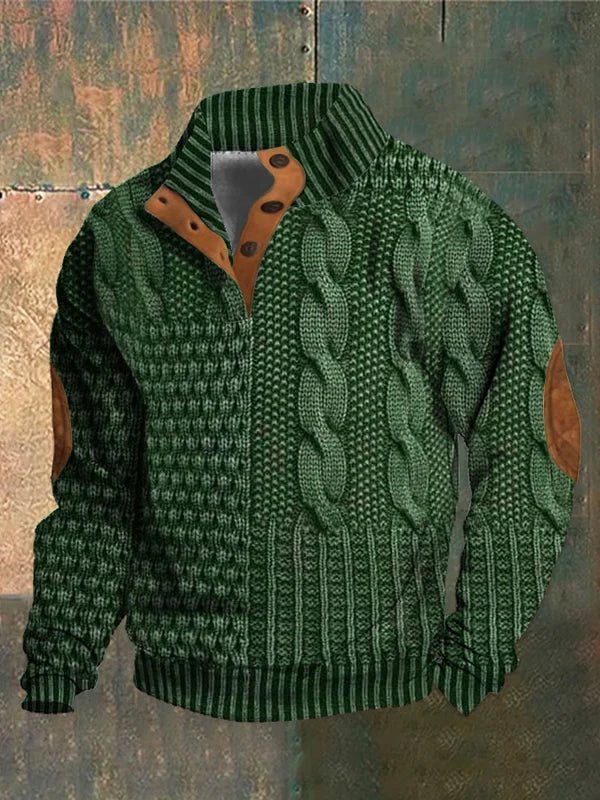 Maglione raffinato con stampa Essential | Comfort senza pari