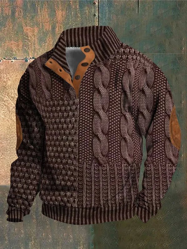 Maglione raffinato con stampa Essential | Comfort senza pari