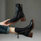 Women's Leather Ankle Boots | Genuine Leather Comfortable Everyday Boots with Padded Insole and Breathable Soft Lining