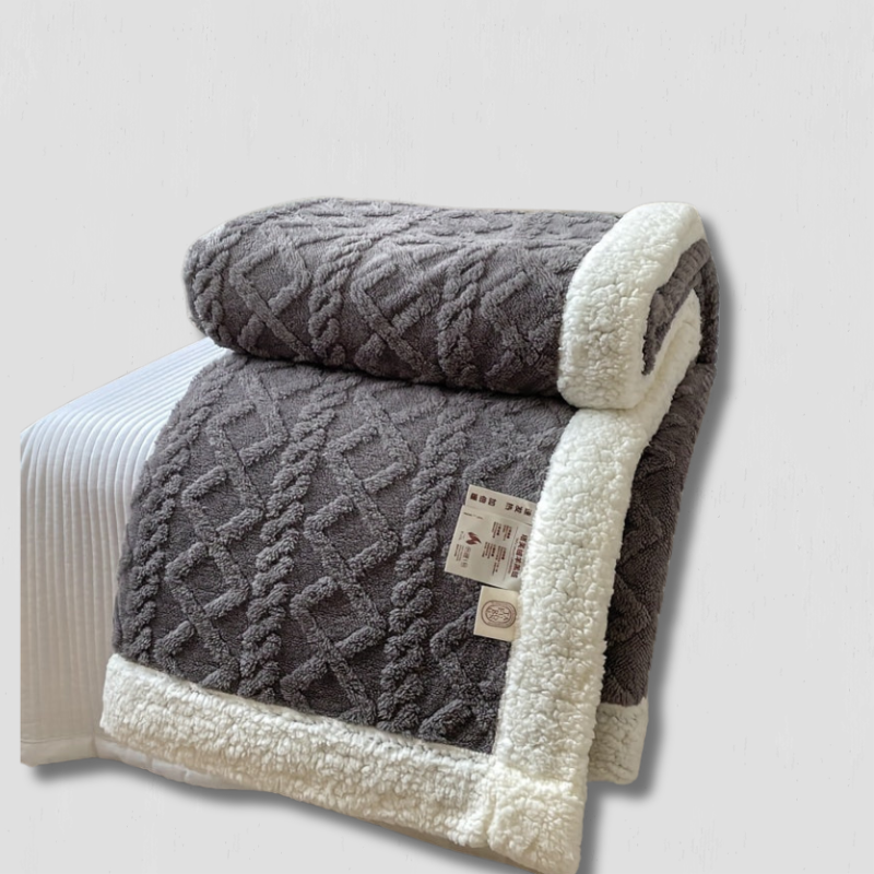 CozyNest - Megfordítható gyapjú takaró