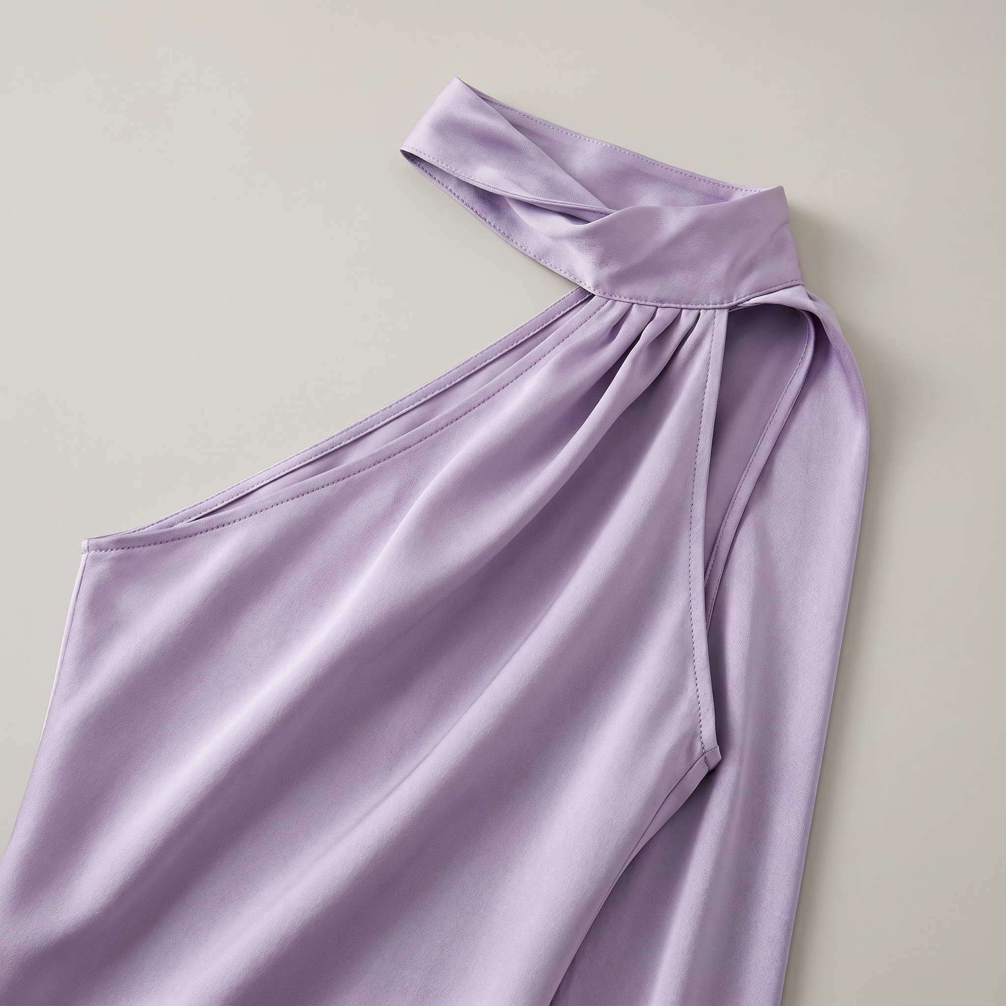 Women's One-Shoulder Satin Maxi Dress | Elegant A-Line Formal Gown for Wedding Guests and Evening Events | Sleeveless Ceremony
