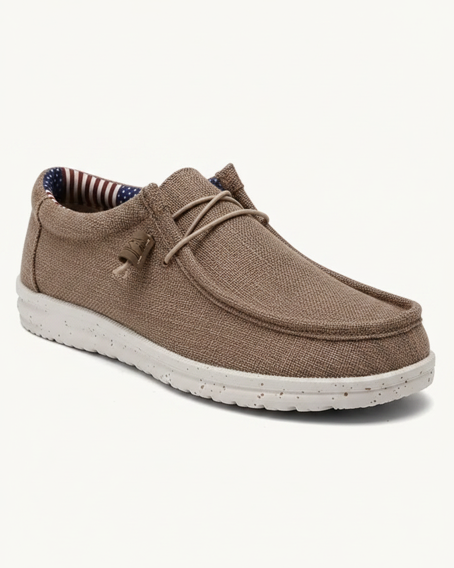 Mocasines sin cordones para hombre | Zapatos cómodos e informales para caminar | Calzado ligero para el día a día para hombre | Zapatos planos fáciles de llevar